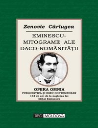 coperta carte eminescu - mitograme ale daco-romanitatii de zenovie carlugea